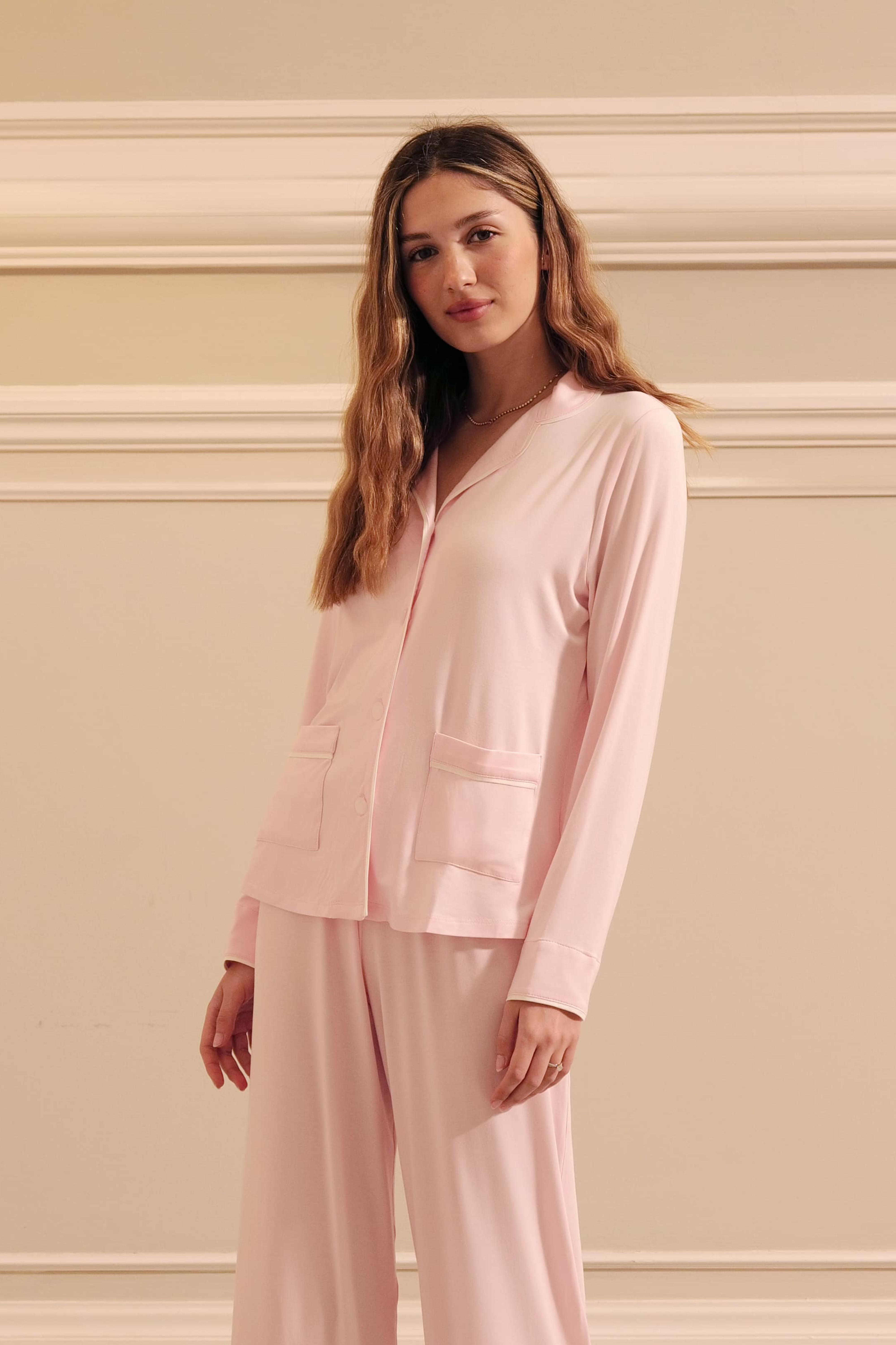 Revouse Long Set in Pink
