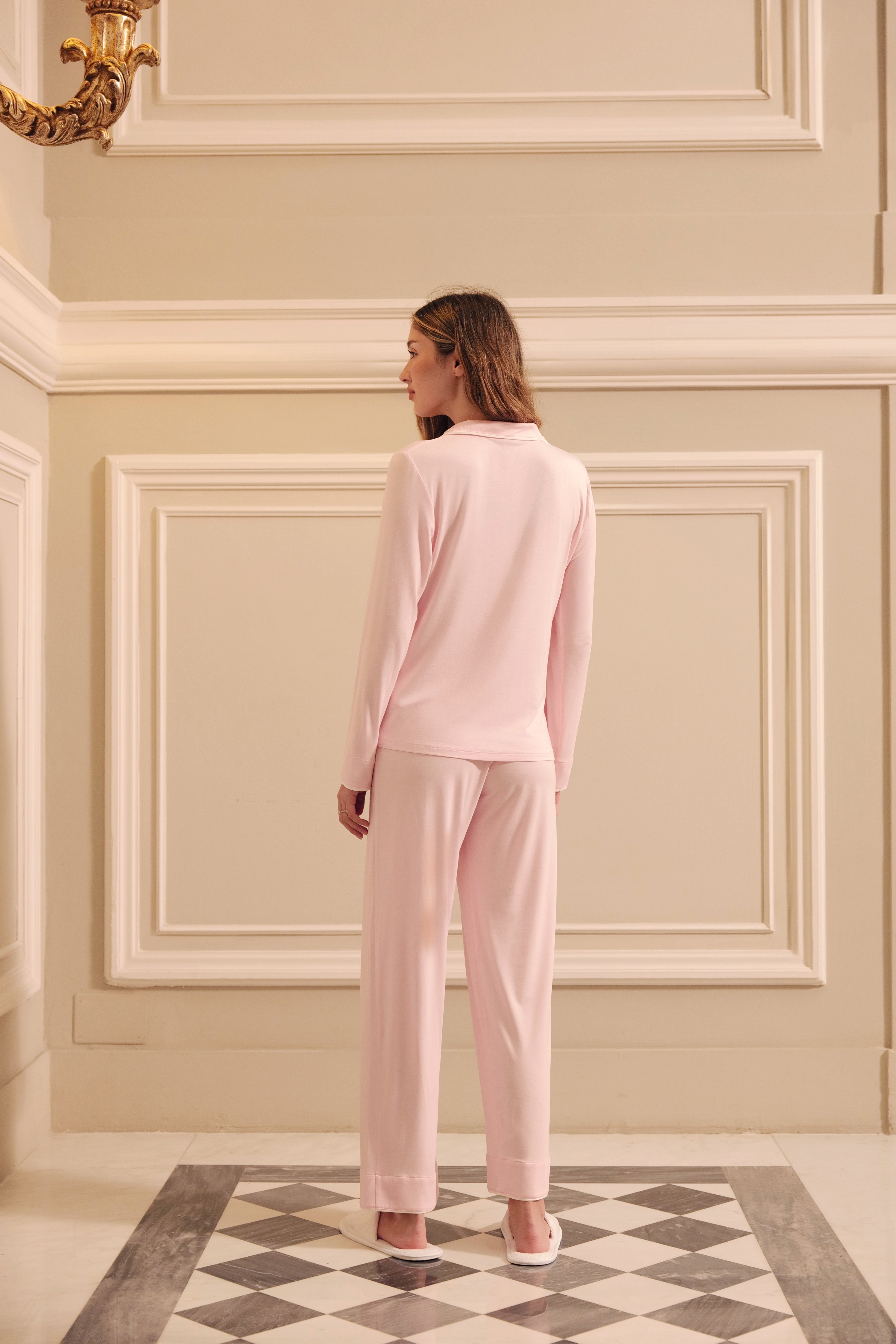 Revouse Long Set in Pink