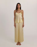 Bandeau Silk Set – Long Pants