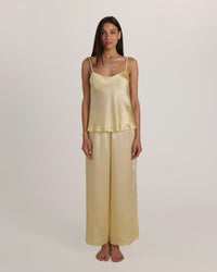 Bandeau Silk Set – Long Pants
