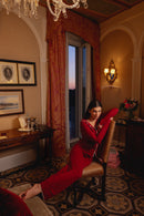 Revouse Long Set in Burgundy