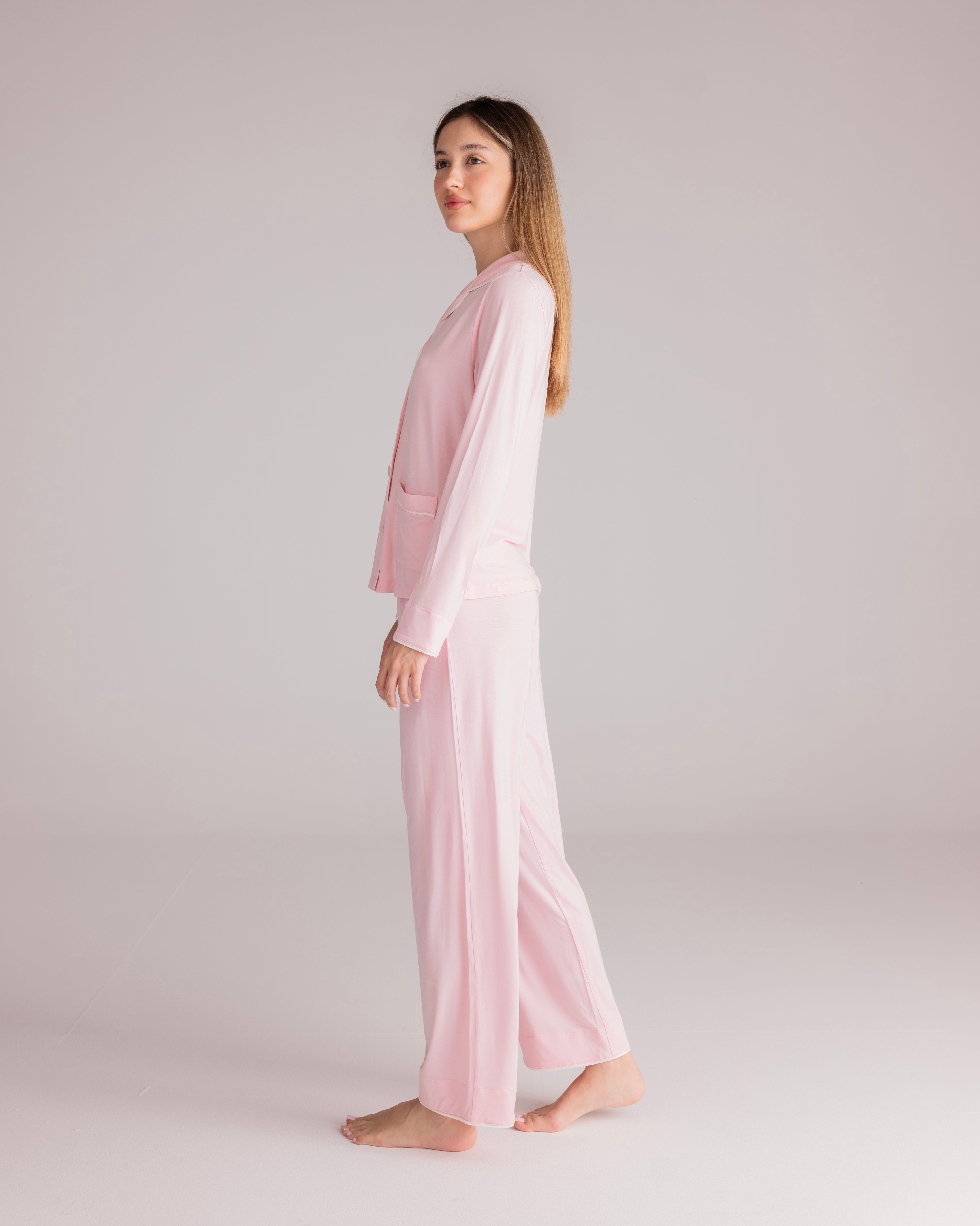 Revouse Long Set in Pink