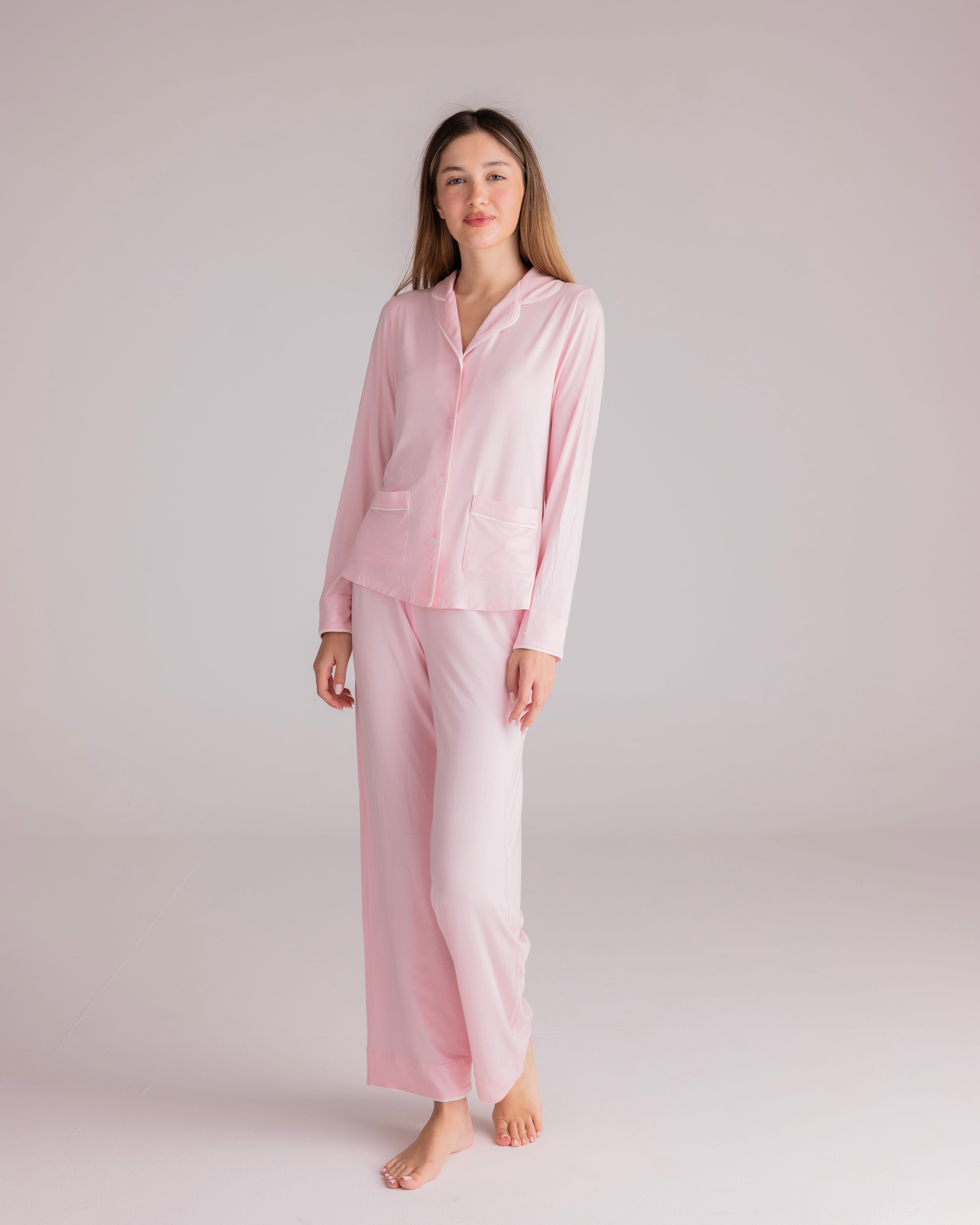 Revouse Long Set in Pink