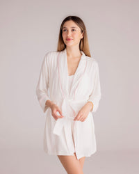 Ivory Dreams Gift Set - matching TENCEL Robe
