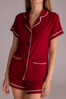 Revouse Short Set in Burgundy