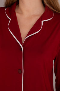 Revouse Long Set in Burgundy