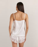 Lace Silk Short Set