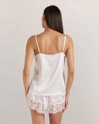 Lace Silk Short Set