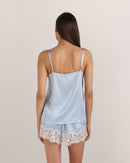Lace Silk Short Set