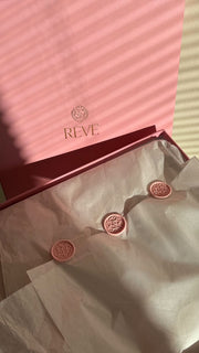 Rêve signature pink gift box with hand-pressed wax seals
